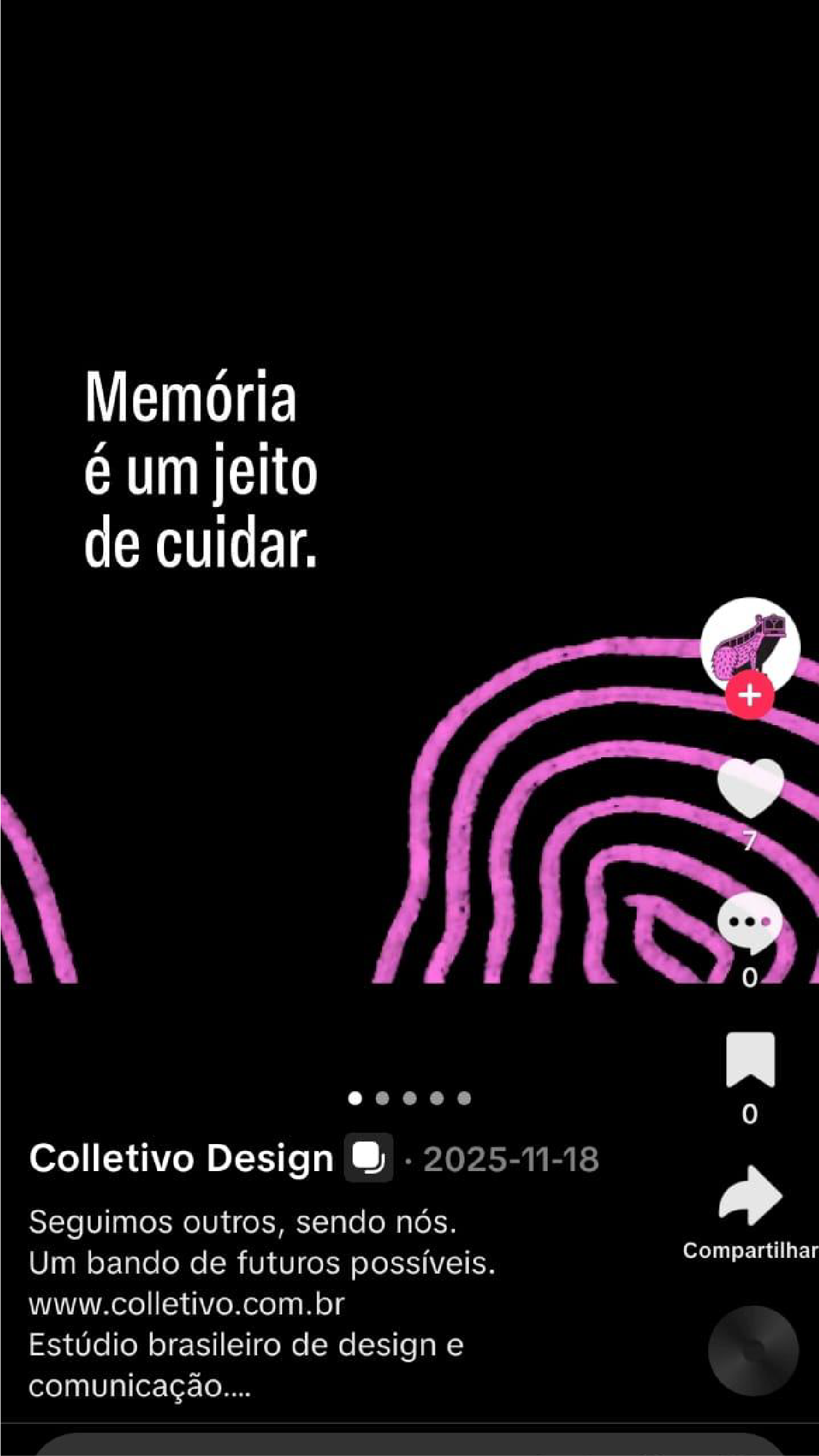 TikTok — Memória é um jeito de cuidar
