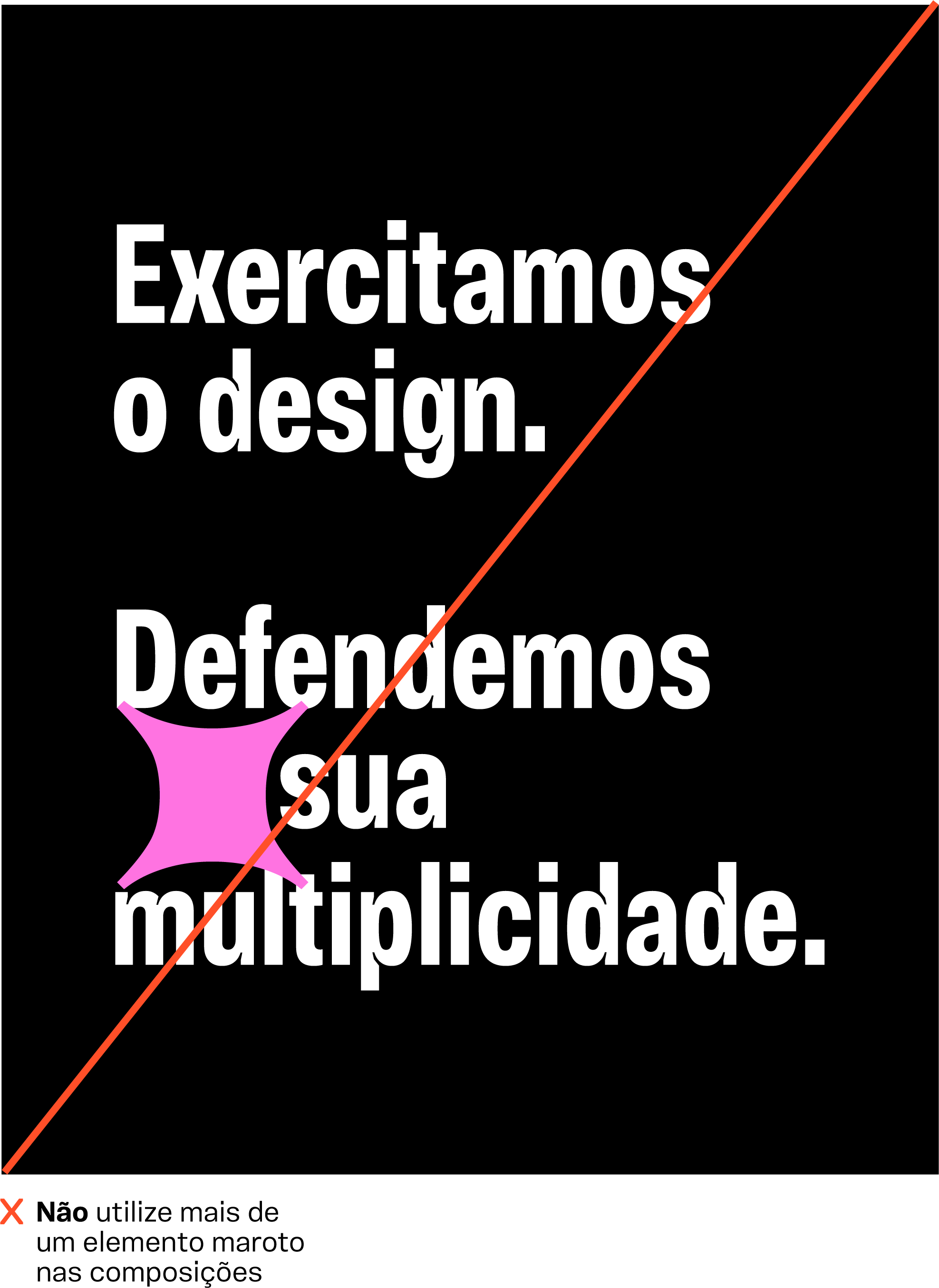 Exemplo incorreto de uso do elemento maroto